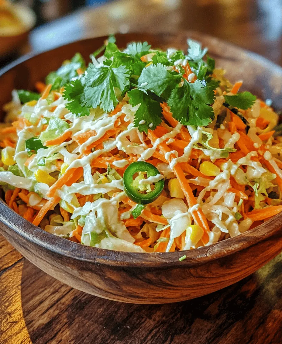 Understanding the perfect balance of flavors in a dish can transform a simple recipe into an exceptional culinary experience. This article presents a vibrant and flavorful recipe for Spicy & Crunchy Jalapeno Corn Coleslaw—an exciting twist on the classic coleslaw that is perfect for summer barbecues, picnics, or as a side dish for any meal. By combining fresh vegetables with a zesty dressing, this coleslaw not only provides a delightful crunch but also adds a spicy kick that will tantalize your taste buds.