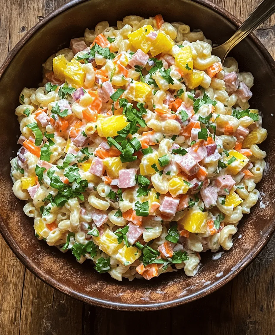 Welcome to the delightful world of Hawaiian cuisine, where tropical flavors and vibrant ingredients come together to create unforgettable dishes. Among these culinary treasures, Hawaiian macaroni salad stands out as a beloved staple at gatherings, potlucks, and family feasts. This creamy, flavorful salad encapsulates the essence of Hawaiian comfort food, making it a cherished addition to any table. Our recipe, *Tropical Temptation: Hawaiian Macaroni Salad Extravaganza*, offers a delightful twist on the traditional dish, bursting with flavors and textures that are sure to please everyone.