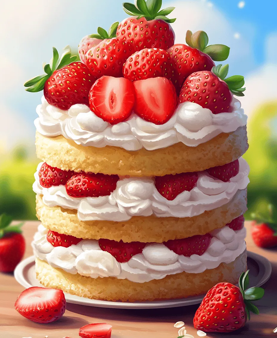 Strawberry Shortcake Layer Cake is a timeless dessert that embodies the spirit of summer and the joy of gatherings. This delightful treat combines the lightness of fluffy cake layers with the sweetness of fresh strawberries and the indulgence of whipped cream, making it a favorite for both celebrations and casual get-togethers. As the season for strawberries approaches, the importance of using fresh, ripe berries cannot be overstated. Their vibrant flavor elevates the cake, transforming a simple dessert into a sensational centerpiece that not only satisfies the palate but also pleases the eye.
