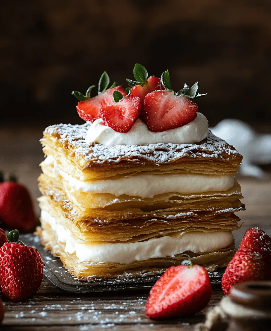Mille-Feuille, a classic French pastry that has enchanted dessert lovers for centuries, is also affectionately known as the Napoleon. This elegant treat is renowned for its delicate layers that meld together to create a harmonious balance of flaky pastry and rich, smooth pastry cream. The allure of homemade desserts lies not only in their flavors but also in the joy of crafting them with your own hands. This Mille-Feuille recipe empowers bakers of all levels, allowing them to impress family and friends with a stunning dessert that is perfect for any occasion, from celebratory gatherings to intimate dinners.