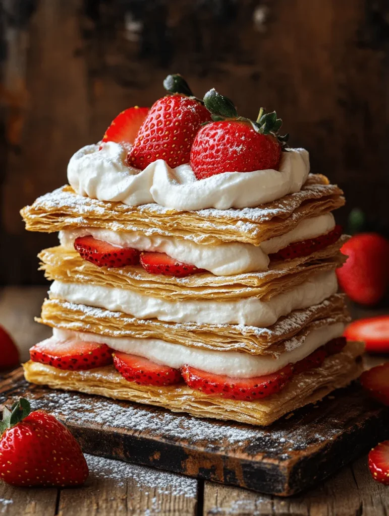 Mille-Feuille, a classic French pastry that has enchanted dessert lovers for centuries, is also affectionately known as the Napoleon. This elegant treat is renowned for its delicate layers that meld together to create a harmonious balance of flaky pastry and rich, smooth pastry cream. The allure of homemade desserts lies not only in their flavors but also in the joy of crafting them with your own hands. This Mille-Feuille recipe empowers bakers of all levels, allowing them to impress family and friends with a stunning dessert that is perfect for any occasion, from celebratory gatherings to intimate dinners.