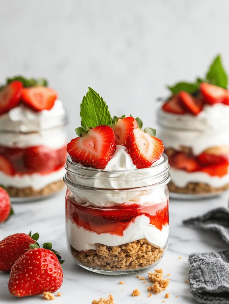 When it comes to desserts that embody the essence of summer, few can compete with the vibrant and luscious No Bake Strawberry Cheesecake Parfaits. This delightful treat layers creamy, dreamy cheesecake filling with fresh, juicy strawberries, all topped with a crumbly graham cracker crust. The beauty of these parfaits lies not only in their irresistible flavors but also in their effortless preparation. As the name suggests, no baking is required, making them a perfect choice for warm weather gatherings, potlucks, or simply satisfying a sweet craving without the heat of the oven.
