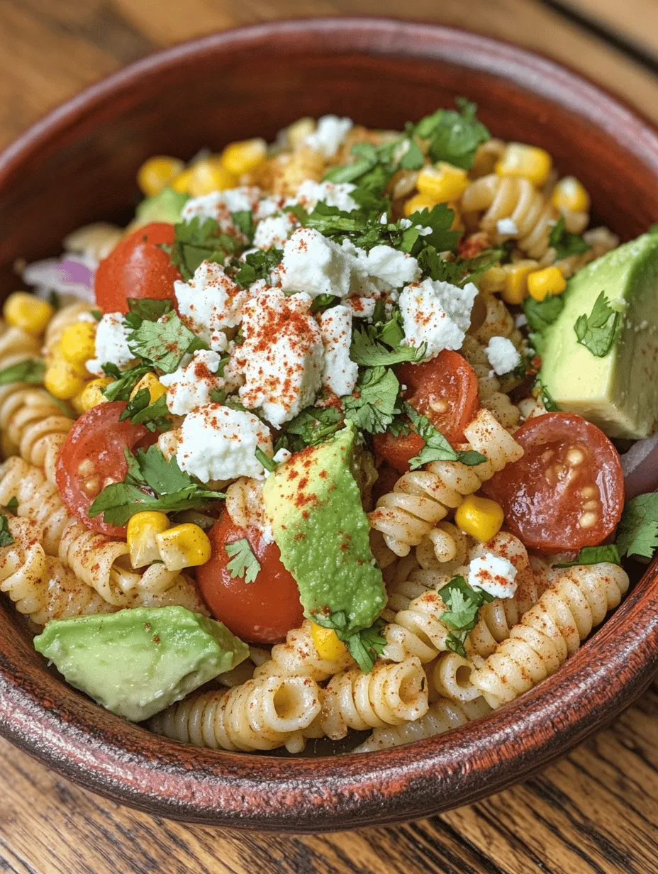 Mexican cuisine is celebrated for its vibrant flavors, colorful ingredients, and rich traditions. One dish that encapsulates these qualities beautifully is the Mexican Street Corn Pasta Salad. This delightful fusion dish combines the classic flavors of elote, or Mexican street corn, with the refreshing elements of a pasta salad, making it a perfect addition to summer gatherings and potlucks.