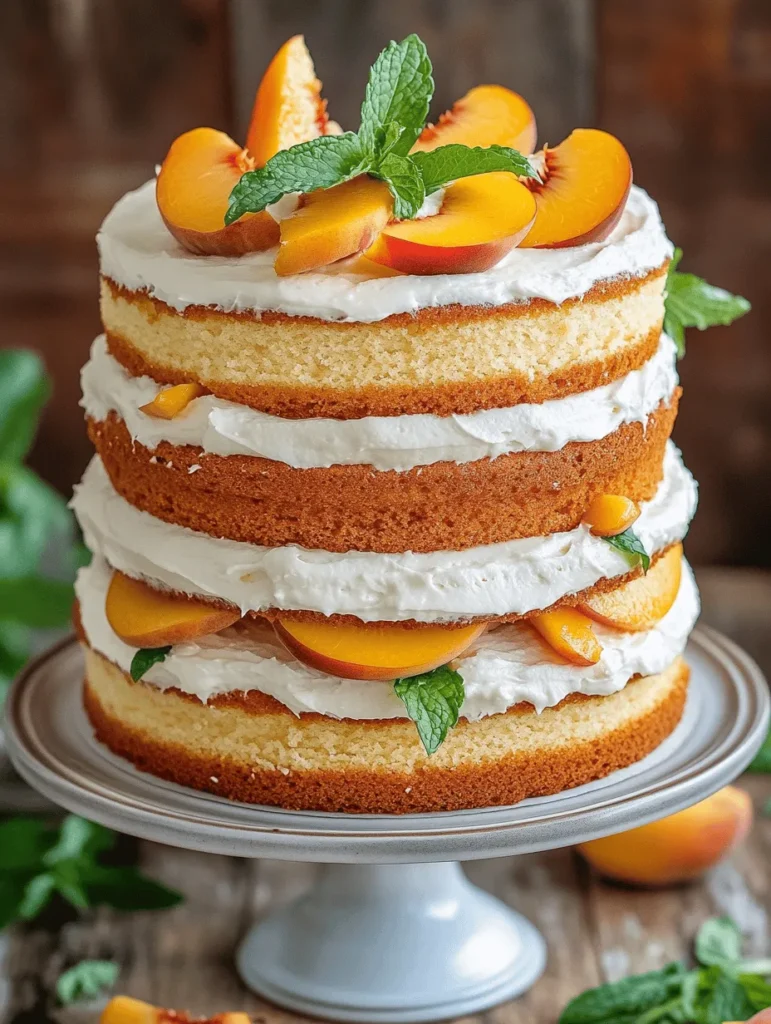 When the sun shines brighter and the days grow longer, there's no better way to celebrate the season than with a luscious dessert that embodies the essence of summer. The delightful combination of peaches and cream is a classic pairing that has captured the hearts (and taste buds) of dessert lovers for generations. Among the many ways to enjoy this flavor duo, the Peaches and Cream Layer Cake stands out as a perfect centerpiece for any warm-weather gathering. This cake is not only visually stunning with its soft layers and fresh fruit but also offers a deliciously creamy flavor that evokes the joy of summer.