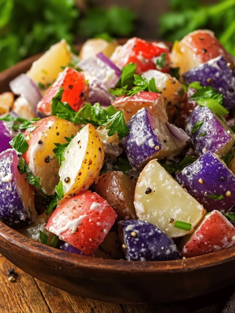 The Red, White, and Blue Potato Salad is not just a dish; it is a vibrant and festive emblem of celebration that perfectly encapsulates the essence of summer gatherings, barbecues, and holiday festivities. With its bright colors representing the American flag, this potato salad is a stunning centerpiece for any table, sure to attract attention and spark conversations. Beyond its visual appeal, the combination of flavors and textures creates a delightful experience for the palate, making it an irresistible addition to your culinary repertoire. In this article, we will delve into the rich history and cultural significance of potato salad in American cuisine, explore the benefits of using colorful potatoes, and provide you with a detailed recipe that will impress your family and friends.