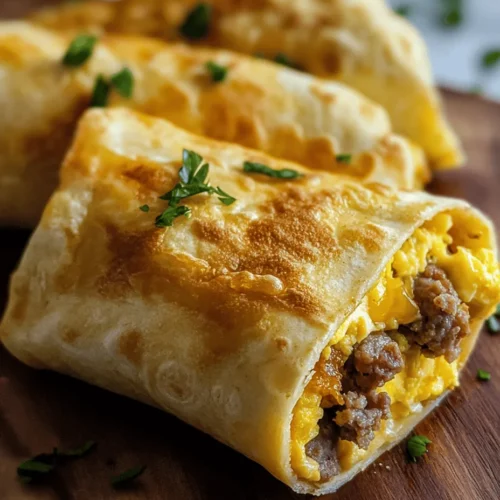 Breakfast is often dubbed the most important meal of the day, and for good reason. A hearty breakfast can set a positive tone for the rest of the day, providing the necessary energy and nutrients to fuel your morning activities. The Breakfast Roll-Up Wonders: Sausage, Egg, and Cheese Delight is an easy-to-make, delicious option that brings together savory breakfast sausage, fluffy scrambled eggs, and gooey cheese all wrapped in a warm tortilla. This delightful fusion of flavors not only satisfies the morning appetite but also presents a wholesome choice that can be enjoyed on-the-go.