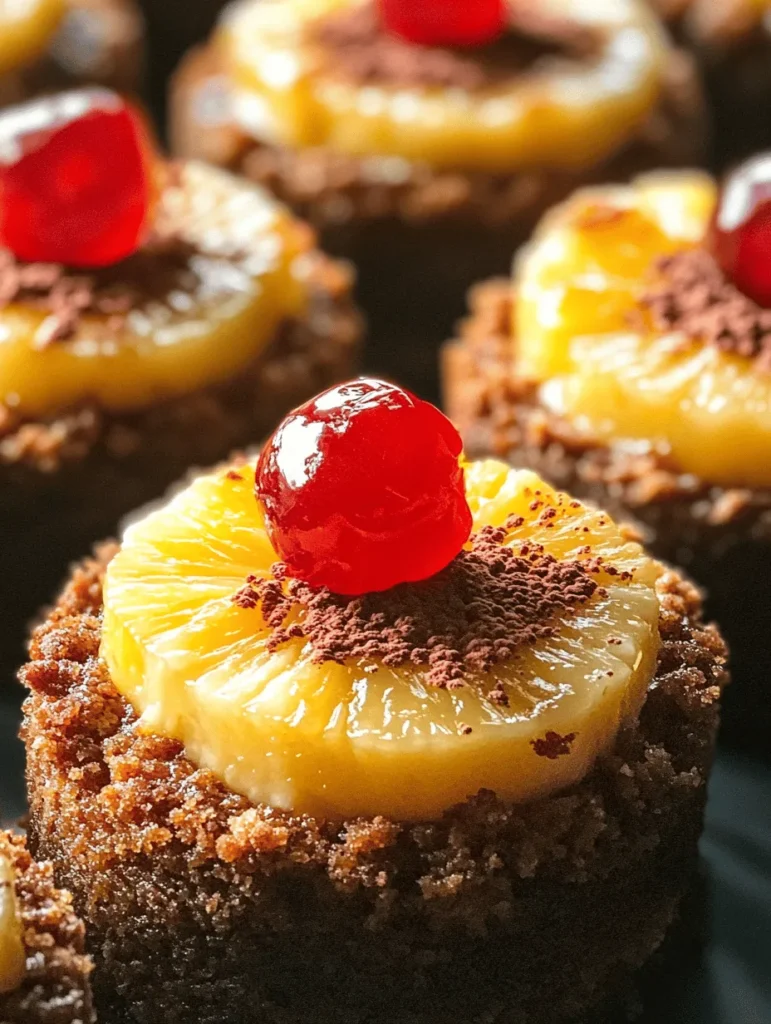 Indulging in a sweet treat doesn't have to be a complex affair. Enter Mini Pineapple Upside-Down Cheesecakes, a delightful fusion of creamy cheesecake and the tropical sweetness of pineapple. This dessert not only tantalizes your taste buds but also adds a stunning visual appeal to any gathering. Imagine serving individual portions of this beloved dessert, where the rich, velvety cheesecake meets the caramelized, juicy pineapple, all beautifully presented in a mini form. Whether you’re hosting a summer barbecue, celebrating a special occasion, or simply treating yourself, these mini cheesecakes are sure to impress.