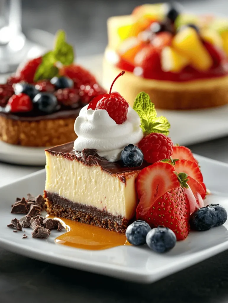 Indulgent desserts have a special place in culinary traditions around the world. They are not merely confections; they are experiences that evoke joy, celebration, and comfort. From the rich creaminess of a cheesecake to the molten goodness of a chocolate lava cake, desserts are often at the center of our most cherished gatherings and celebrations. Whether it's a family dinner, a birthday party, or a festive holiday, these sweet treats bring people together and create lasting memories.