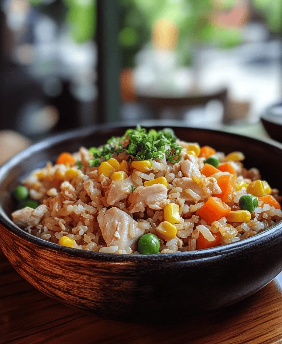 Delve into the vibrant world of homemade cuisine with our Restaurant-Style Chicken Fried Rice recipe. This beloved dish embodies the essence of Asian cooking, offering a delightful blend of flavors and textures that will tantalize your taste buds. Perfectly seasoned chicken, colorful vegetables, and fluffy jasmine rice come together in a harmonious symphony, making this dish a favorite among families and foodies alike.