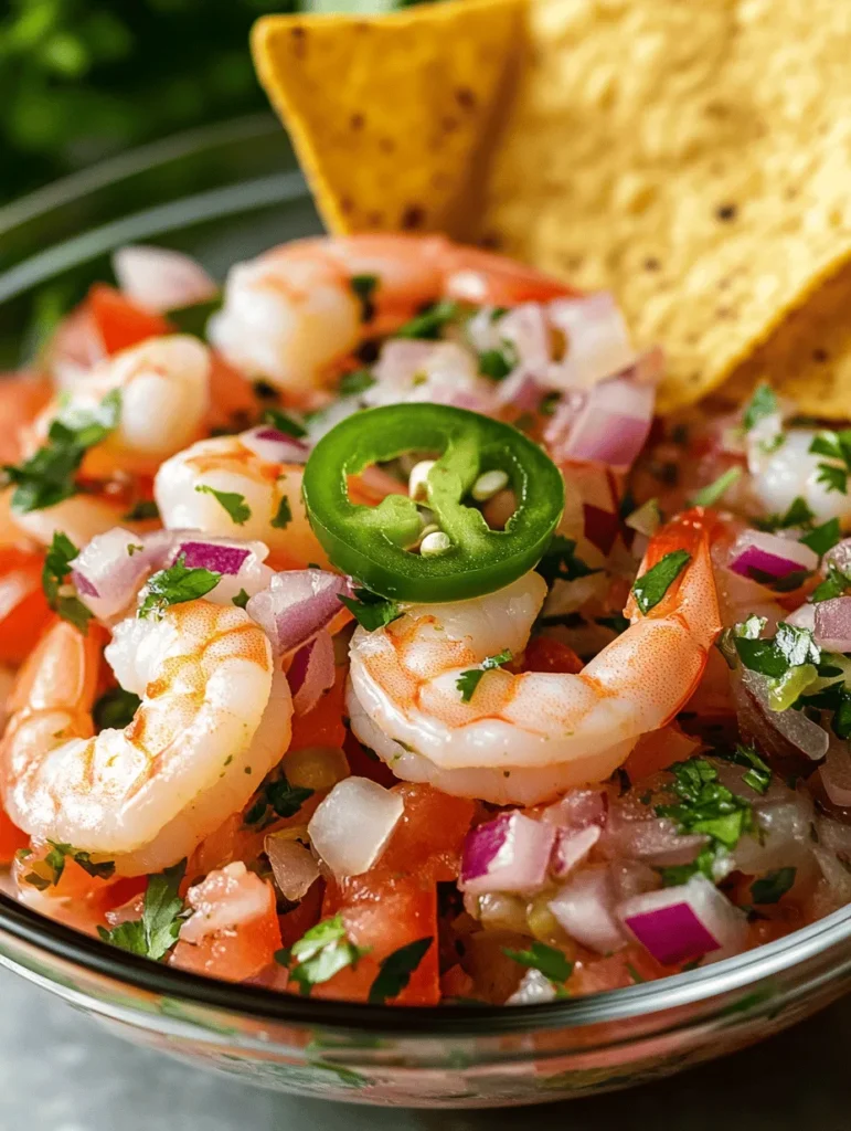 Ceviche is not just a dish; it's a vibrant celebration of flavors and culture that has captured the hearts of many across the globe. Originating from Latin America, this refreshing seafood dish holds a special place in Mexican cuisine, where it embodies the essence of fresh ingredients and culinary artistry. Traditionally prepared with raw fish marinated in citrus juices, ceviche has evolved into numerous variations, with shrimp ceviche being one of the most beloved. This particular recipe showcases the delightful interplay of fresh shrimp, zesty lime, and a colorful medley of vegetables, making it an enticing option for any occasion.