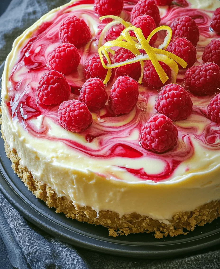 The success of any cheesecake lies in its quality ingredients. Let's delve into the essential components that make the Lemon Raspberry Swirl Cheesecake Delight a treat worth savoring.