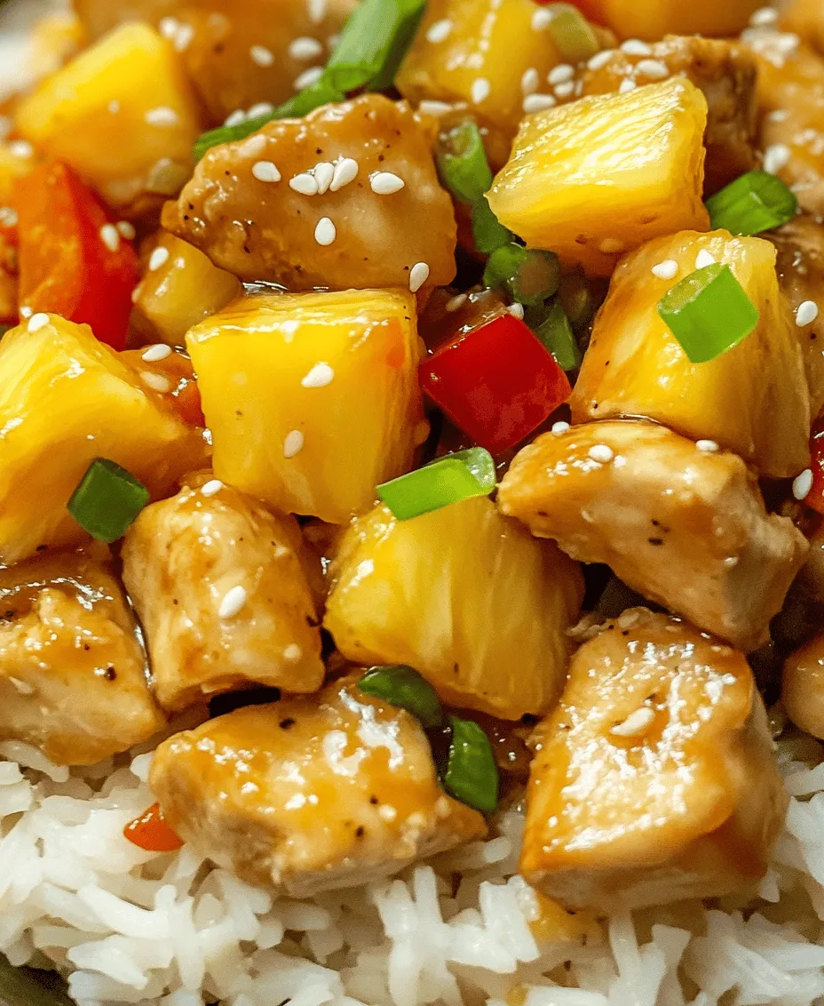 Imagine a dish that transports you to a sun-soaked beach with its vibrant colors and tantalizing flavors. Tropical Delight: Pineapple Chicken & Rice is precisely that—a culinary journey that encapsulates the essence of tropical cuisines. This delightful recipe combines sweet, juicy pineapple with savory chicken, all brought together with aromatic spices and fresh vegetables, creating a perfect harmony of flavors that appeal to all palates.