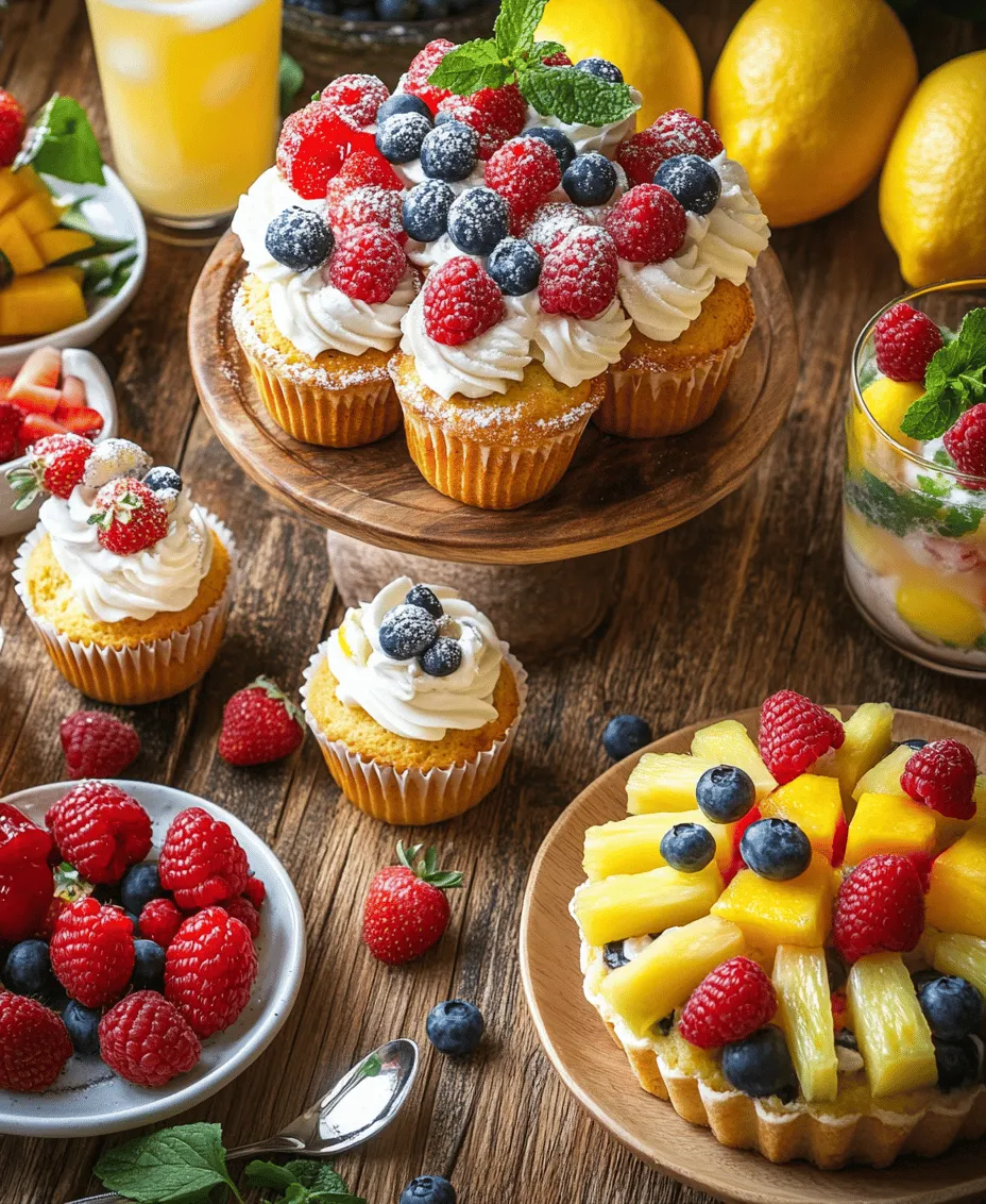 One of the quintessential summer desserts is the Sweet Berry Bake. This delightful dish is a symphony of flavors and textures that showcases the best of seasonal berries. Imagine the sweetness of ripe strawberries, blueberries, and raspberries melding together in a warm, buttery bake that is both comforting and indulgent. With a golden, crumbly topping that contrasts beautifully with the juicy berries nestled beneath, this dessert is not only delicious but also visually appealing.