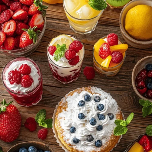 One of the quintessential summer desserts is the Sweet Berry Bake. This delightful dish is a symphony of flavors and textures that showcases the best of seasonal berries. Imagine the sweetness of ripe strawberries, blueberries, and raspberries melding together in a warm, buttery bake that is both comforting and indulgent. With a golden, crumbly topping that contrasts beautifully with the juicy berries nestled beneath, this dessert is not only delicious but also visually appealing.