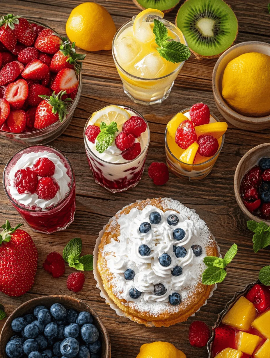 One of the quintessential summer desserts is the Sweet Berry Bake. This delightful dish is a symphony of flavors and textures that showcases the best of seasonal berries. Imagine the sweetness of ripe strawberries, blueberries, and raspberries melding together in a warm, buttery bake that is both comforting and indulgent. With a golden, crumbly topping that contrasts beautifully with the juicy berries nestled beneath, this dessert is not only delicious but also visually appealing.
