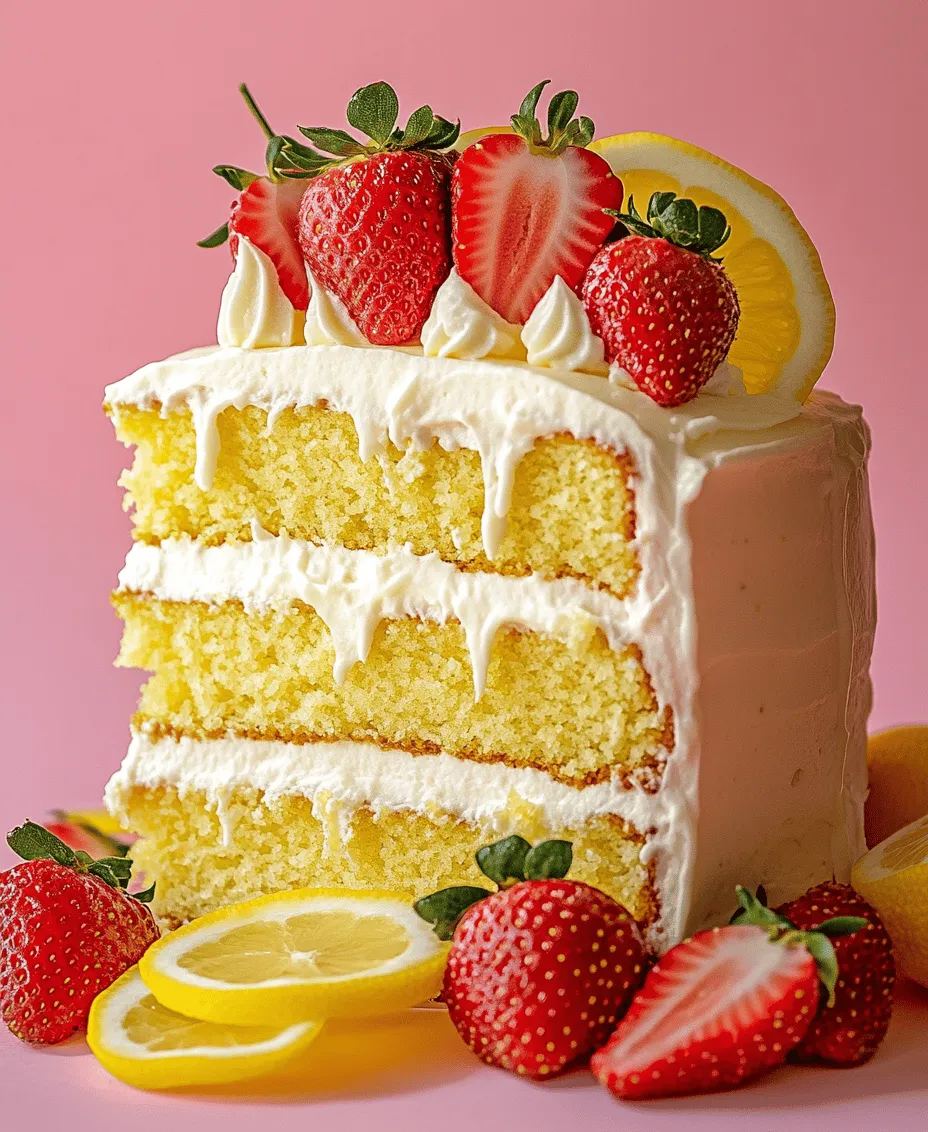 As the warm sun graces our days and the gentle breeze ushers in the sweet scents of summer, there’s nothing quite as delightful as a slice of Strawberry Lemonade Cake. This vibrant dessert captures the essence of the season, combining the luscious sweetness of ripe strawberries with the refreshing zest of lemons. It’s a perfect treat for summer gatherings, picnics, and celebrations, offering a burst of flavor that dances on your palate with every bite.