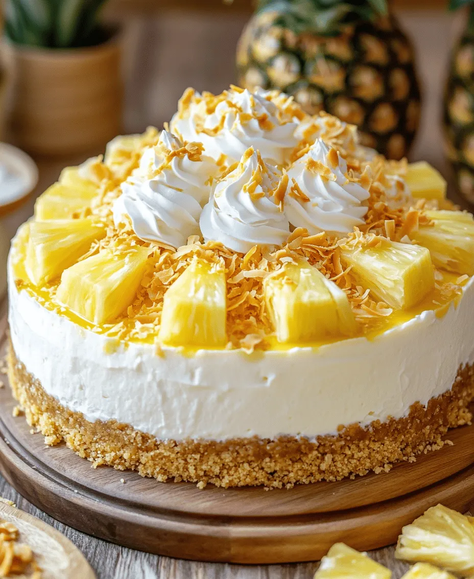 Are you ready to elevate your dessert game with a dish that captures the essence of paradise? The Coconut Pineapple Cheesecake is not just a dessert; it's a tropical escape that combines the creamy richness of traditional cheesecake with the sweet, zesty flavors of pineapple and the delightful crunch of coconut. This decadent treat is perfect for warm summer days, festive gatherings, or simply as a delightful indulgence any time of year.