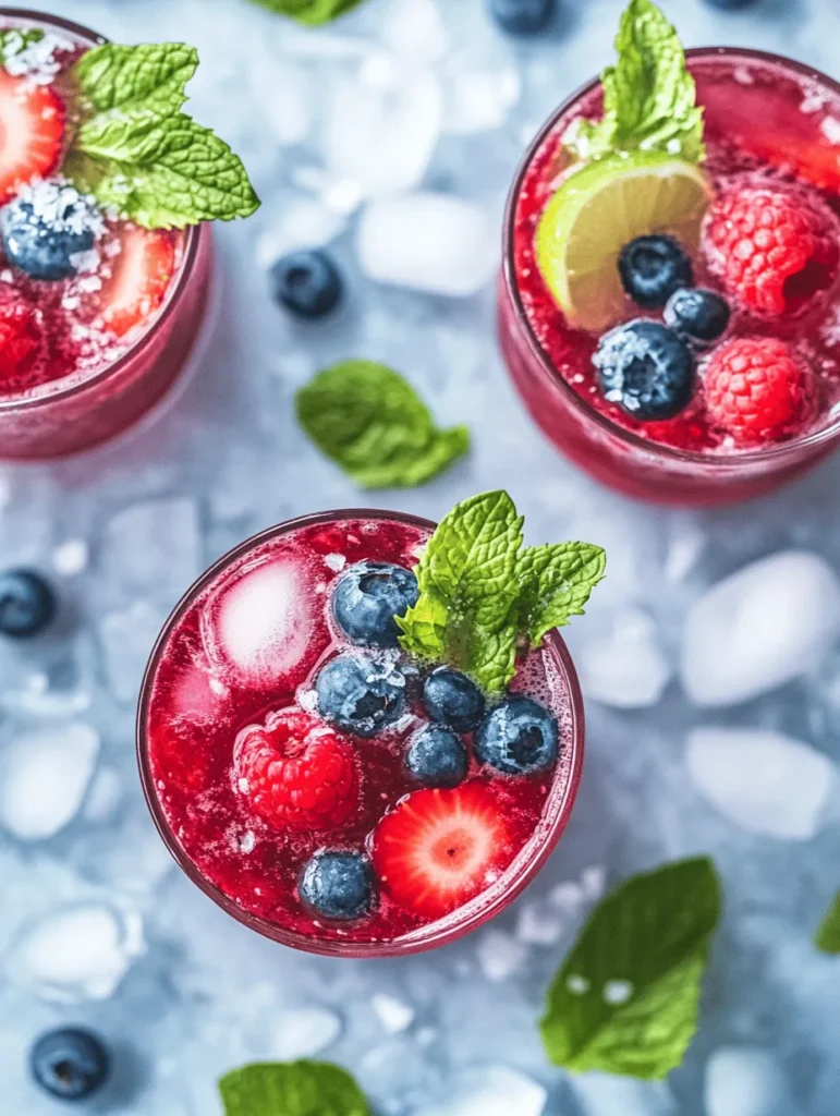 Coconut water, often touted as nature's sports drink, is an excellent hydrator brimming with electrolytes, making it a perfect base for this recipe. On the other hand, mixed berries—such as strawberries, blueberries, and raspberries—add not only vibrant colors but also a wealth of nutrients. When combined, these ingredients create a delicious drink that not only quenches your thirst but also fuels your body with essential vitamins and minerals. The "Power Up Your Hydration" recipe is not just about hydration; it’s about providing your body with natural sustenance that supports overall health.