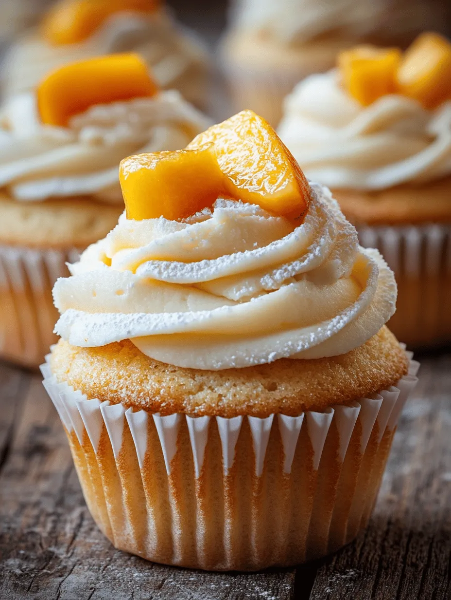 Honey Peach Cream Cheese Cupcakes are a delightful fusion of flavors and textures that perfectly capture the essence of summer. Imagine biting into a soft, fluffy cupcake, filled with the sweetness of ripe peaches and the rich creaminess of cream cheese, all enhanced by the natural sweetness of honey. This recipe is not just a treat for the taste buds; it represents the joy of baking with seasonal ingredients and the nostalgia of summer gatherings.