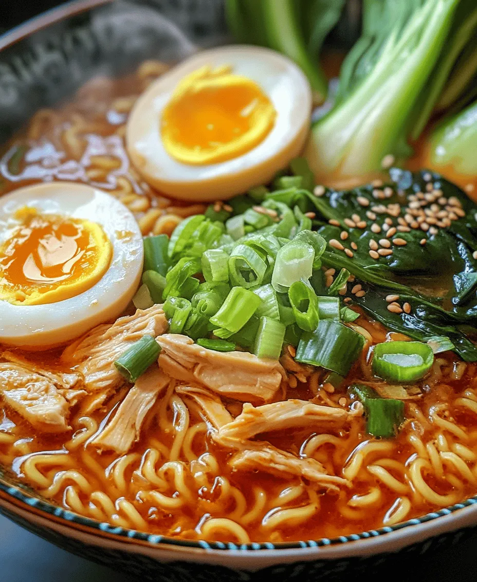 Exploring the key components of this ramen recipe reveals how each ingredient plays an essential role in flavor and texture. Here is a closer look at the ingredients that contribute to the unique taste of Fiery Chicken Ramen: