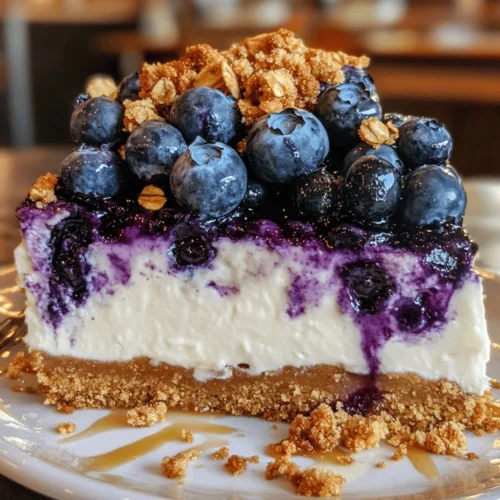 Cheesecake desserts have captured the hearts and taste buds of dessert lovers around the world, becoming a staple in bakeries and homes alike. With their rich, creamy texture and versatile flavor profiles, cheesecakes are celebrated for their ability to adapt to any occasion. Among the myriad of cheesecake variations, the Blueberry Crumble Cheesecake Delight stands out as a true culinary gem. This dessert is a harmonious blend of silky cheesecake, tart blueberries, and a crunchy crumble topping, making it a perfect balance of flavors and textures.