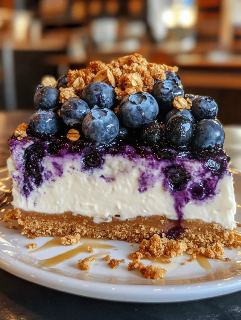 Cheesecake desserts have captured the hearts and taste buds of dessert lovers around the world, becoming a staple in bakeries and homes alike. With their rich, creamy texture and versatile flavor profiles, cheesecakes are celebrated for their ability to adapt to any occasion. Among the myriad of cheesecake variations, the Blueberry Crumble Cheesecake Delight stands out as a true culinary gem. This dessert is a harmonious blend of silky cheesecake, tart blueberries, and a crunchy crumble topping, making it a perfect balance of flavors and textures.