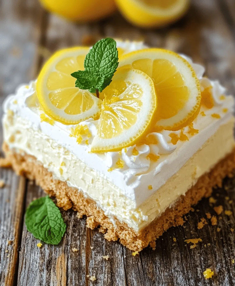 Welcome to the refreshing world of no-bake desserts! If you're looking for something light, delicious, and incredibly easy to prepare, then you’re in for a treat with this No Bake Lemon Cake recipe. Ideal for warm weather gatherings or as a sweet, guilt-free indulgence any time of year, this dessert not only promises to delight your taste buds but also keeps your kitchen cool and hassle-free. Imagine a cake that embodies the essence of summer with its creamy texture and vibrant citrus flavor—this No Bake Lemon Cake is exactly that.