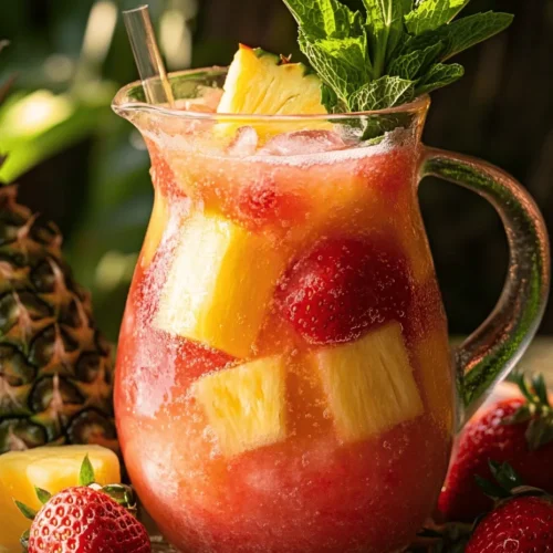 As the sun shines brightly and temperatures rise, there's nothing quite as refreshing as a glass of agua fresca. This traditional Mexican beverage, known for its light and fruity flavors, offers the perfect remedy for warm weather. Among the myriad of agua fresca variations, Pineapple Strawberry Agua Fresca Delight stands out with its vibrant colors and delightful taste. This thirst-quenching drink combines the tropical sweetness of fresh pineapples with the juicy tartness of strawberries, creating a harmonious blend that not only satisfies the palate but also nourishes the body.