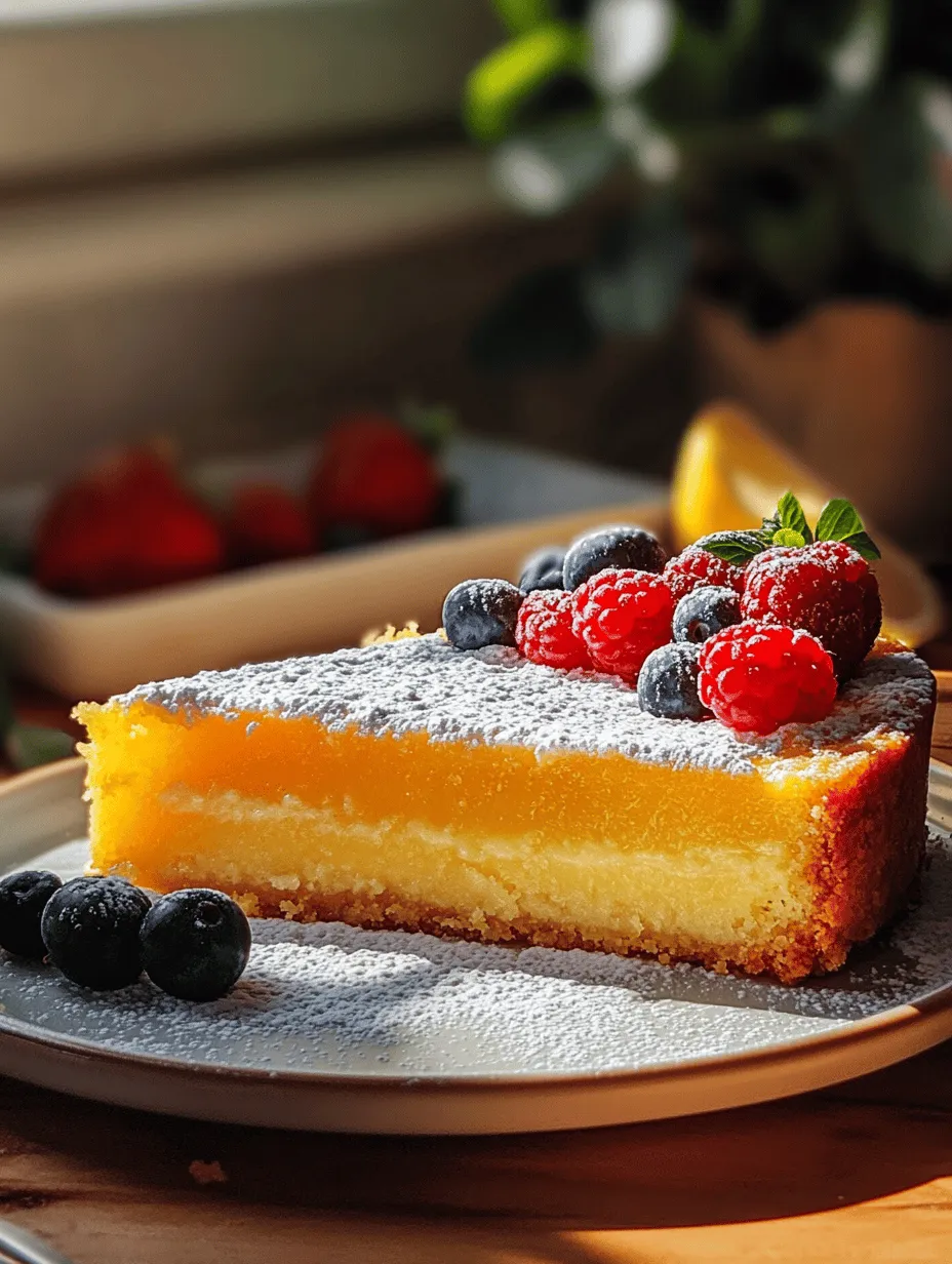 To craft a truly exceptional Fluffy Lemon Custard Cake Delight, understanding the role of each ingredient is vital. Let’s explore the essential components that come together to create this luscious dessert.