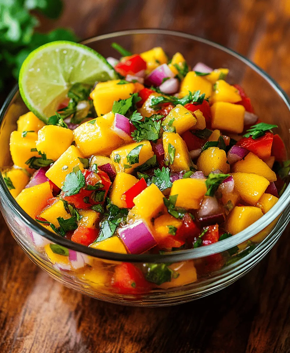 Mango salsa is a vibrant and refreshing condiment that has gained immense popularity in recent years, especially in summer cookouts and festive gatherings. This dynamic blend of ripe mangoes, zesty lime juice, crunchy vegetables, and aromatic herbs offers a delightful combination of flavors and textures that can elevate any dish. Whether paired with grilled proteins, served alongside tacos, or enjoyed with tortilla chips, mango salsa is a staple that brings a taste of the tropics to your table.