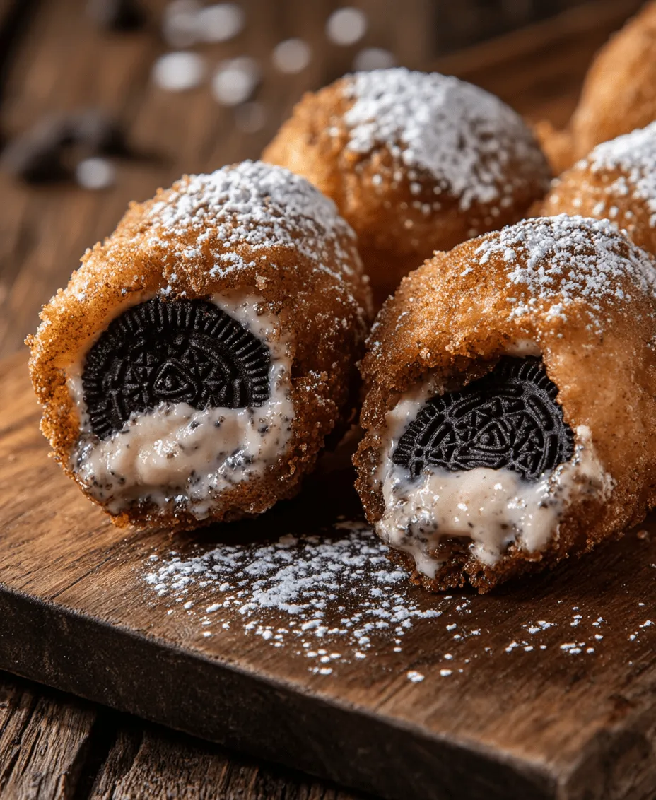 Deep-fried desserts have taken the culinary world by storm, captivating food enthusiasts and adventurous eaters alike with their irresistible combination of crispy exteriors and gooey interiors. From funnel cakes to fried ice cream, there's something undeniably indulgent about taking a beloved treat and elevating it through the magic of frying. Among the myriad of deep-fried delights, one recipe stands out for its unique twist and delightful flavor profile: Cookies & Cream Cheesecake Deep Fried Oreos.