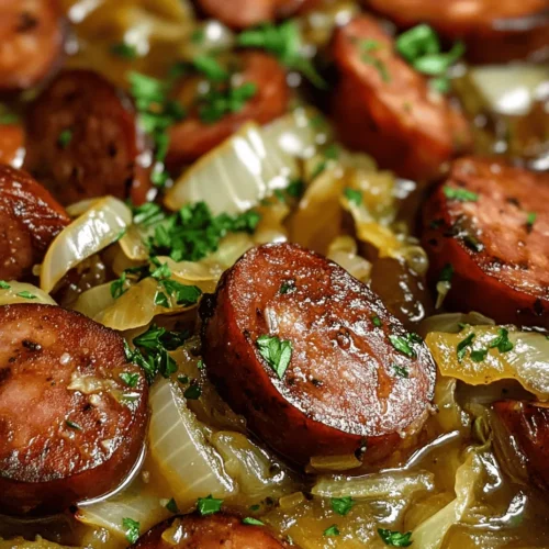 Kielbasa and cabbage skillet is a hearty, comforting dish that beautifully marries the rich flavors of Polish cuisine with the simplicity of a one-pan meal. Traditionally known as "bigos" or "hunter's stew," this dish has roots deeply embedded in Eastern European culinary history. The term "kielbasa" itself translates to "sausage" in Polish and can refer to an array of sausages made from pork, beef, or turkey, often seasoned with garlic and spices. This dish not only showcases the versatility of kielbasa but also highlights the humble cabbage, a staple ingredient in many cultures around the world.