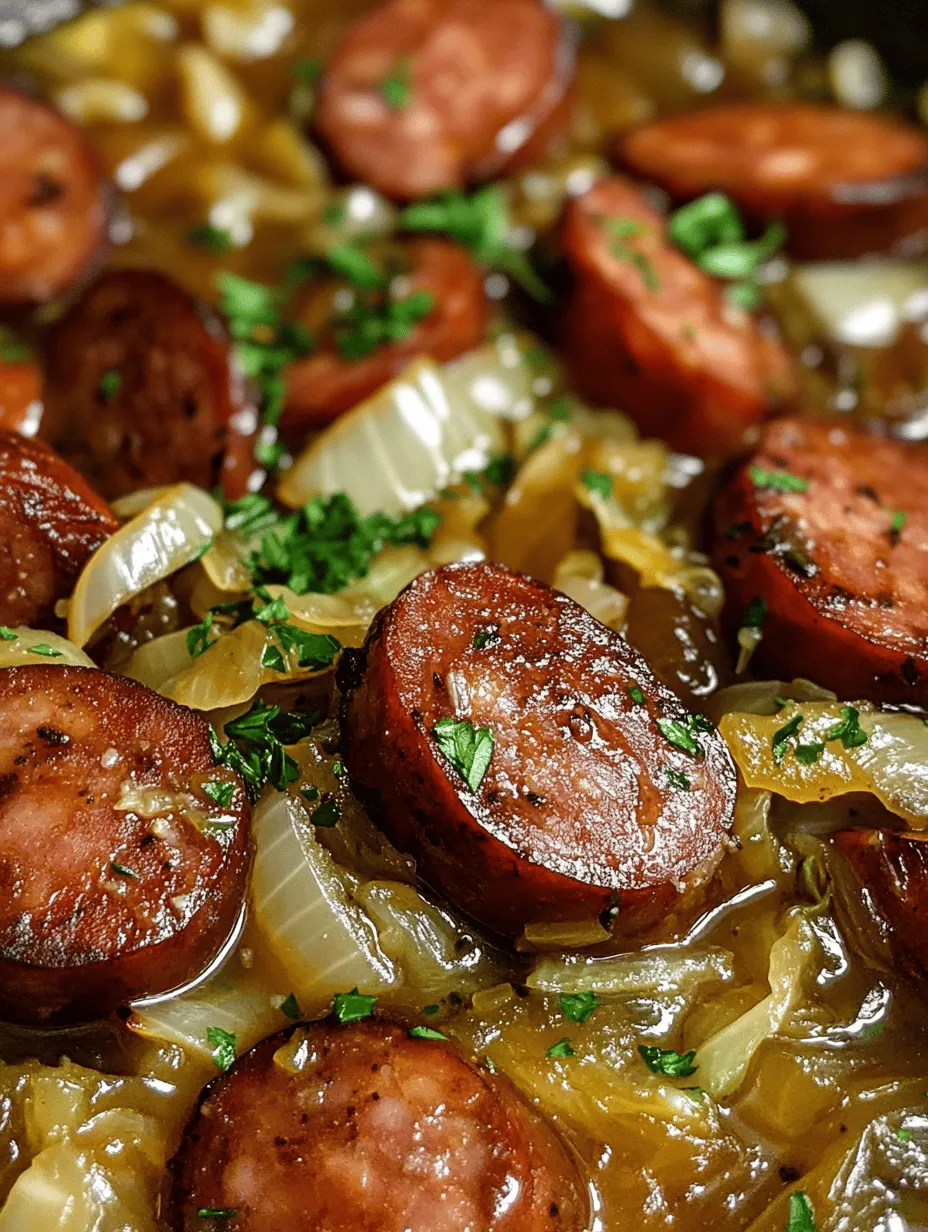 Kielbasa and cabbage skillet is a hearty, comforting dish that beautifully marries the rich flavors of Polish cuisine with the simplicity of a one-pan meal. Traditionally known as "bigos" or "hunter's stew," this dish has roots deeply embedded in Eastern European culinary history. The term "kielbasa" itself translates to "sausage" in Polish and can refer to an array of sausages made from pork, beef, or turkey, often seasoned with garlic and spices. This dish not only showcases the versatility of kielbasa but also highlights the humble cabbage, a staple ingredient in many cultures around the world.