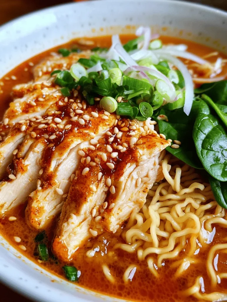 Ramen is more than just a meal; it’s an experience that brings together rich flavors, comforting textures, and the warmth of home-cooked goodness. One dish that stands out in the world of ramen is the Fiery Chicken Ramen with Creamy Garlic Sauce. This dish elevates traditional ramen to a whole new level by incorporating bold flavors that awaken the palate and satisfy the soul. The creamy garlic sauce adds a luxurious touch, making it a perfect option for cozy dinners or impressing guests at a gathering.
