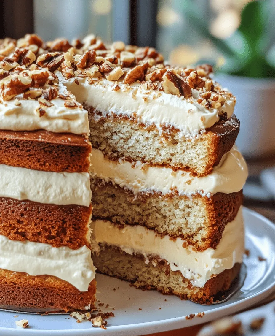 Welcome to the delightful world of baking with the Heavenly Banana Walnut Cream Cake, a treat that is more than just a dessert; it’s a warm embrace in cake form. This recipe combines the natural sweetness of ripe bananas with the satisfying crunch of walnuts, resulting in a cake that is as comforting as it is celebratory. Whether you’re hosting a family gathering or simply want to indulge in a sweet treat on a casual afternoon, this cake is the perfect choice.