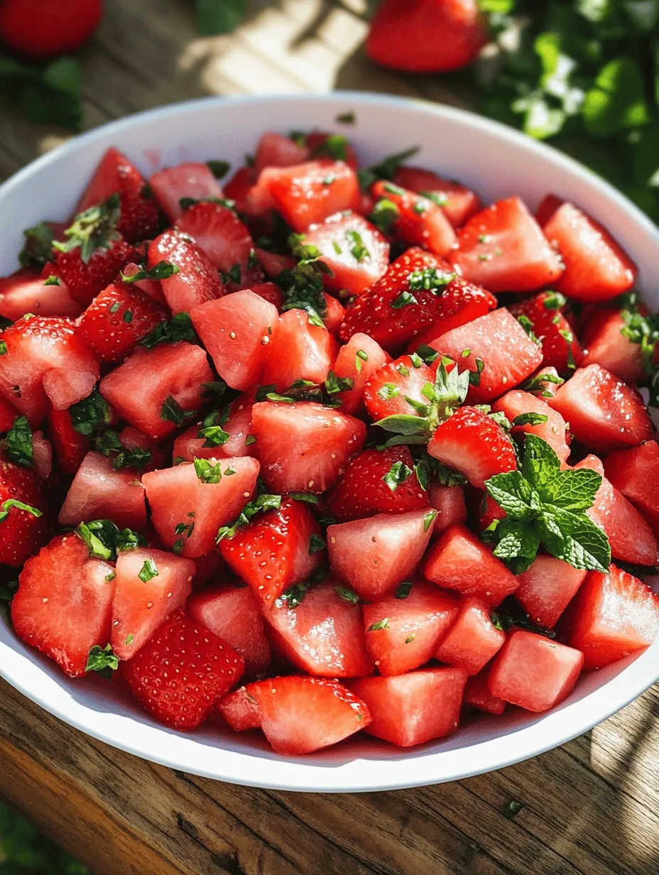 As the sun begins to shine more brightly and the temperatures rise, our cravings often shift towards lighter, more refreshing meals. Summer salads not only provide a wonderful way to enjoy seasonal produce but also offer a burst of flavor and nutrition that can elevate any meal. Among the myriad of summer salad options, the Strawberry Watermelon Salad with Honey stands out as a delightful combination of sweetness, freshness, and health benefits.