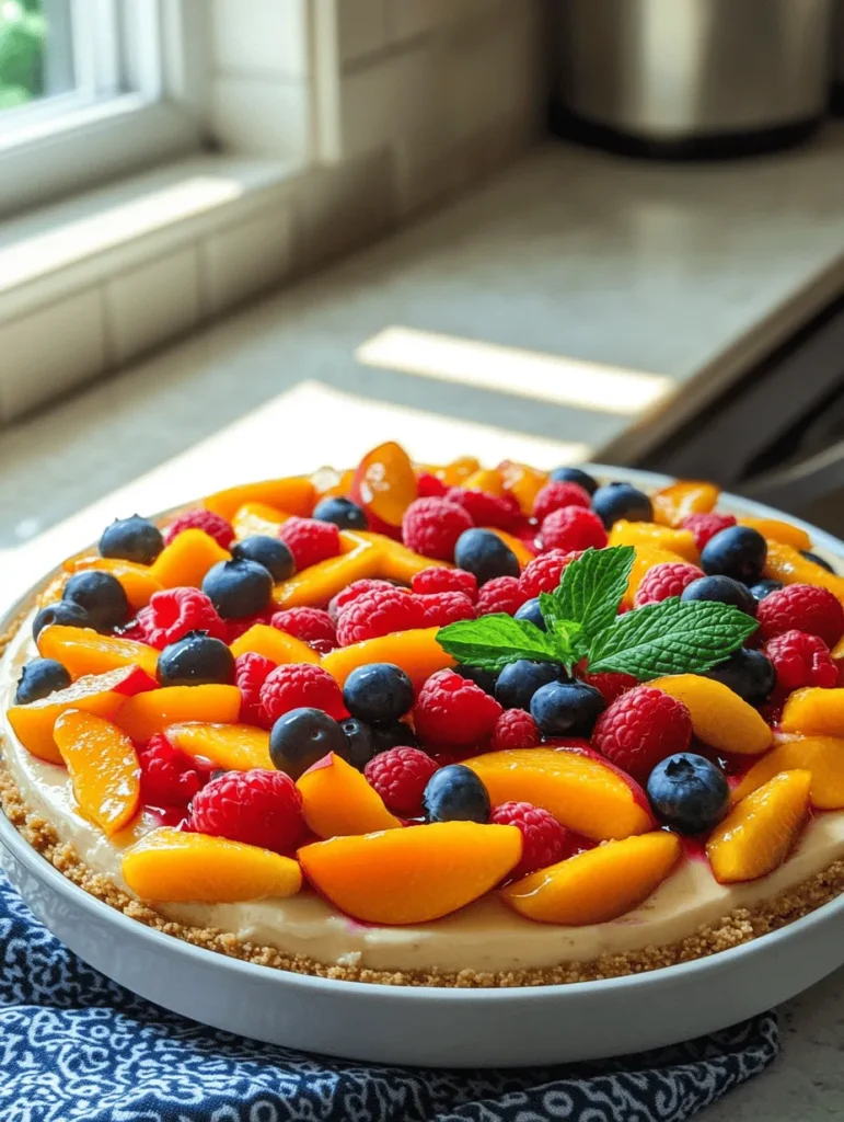 There's something undeniably special about summer desserts. The warm sun, vibrant colors, and the abundance of fresh, juicy fruits make this season the perfect time to indulge in sweet treats. Among these delightful desserts, the Summer Berry Peach Cheesecake stands out as an exquisite choice that captures the essence of summer in every bite. This cheesecake is a harmonious blend of luscious peaches and a medley of berries, resulting in a dessert that not only tantalizes the taste buds but also pleases the eyes with its stunning presentation.