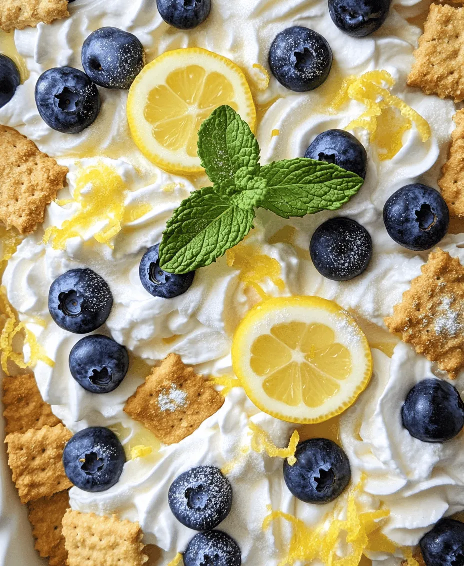 As the sun shines brighter and the temperatures rise, the craving for light and refreshing desserts becomes a staple in many households. No-bake desserts have surged in popularity during the summer months, providing the perfect solution for those looking to satisfy their sweet tooth without turning on the oven. Among these delightful treats, the Easy Blueberry Lemon Icebox Cake stands out as an exceptional choice. This dessert is not just a feast for the eyes but also a harmony of flavors that perfectly captures the essence of summer gatherings.
