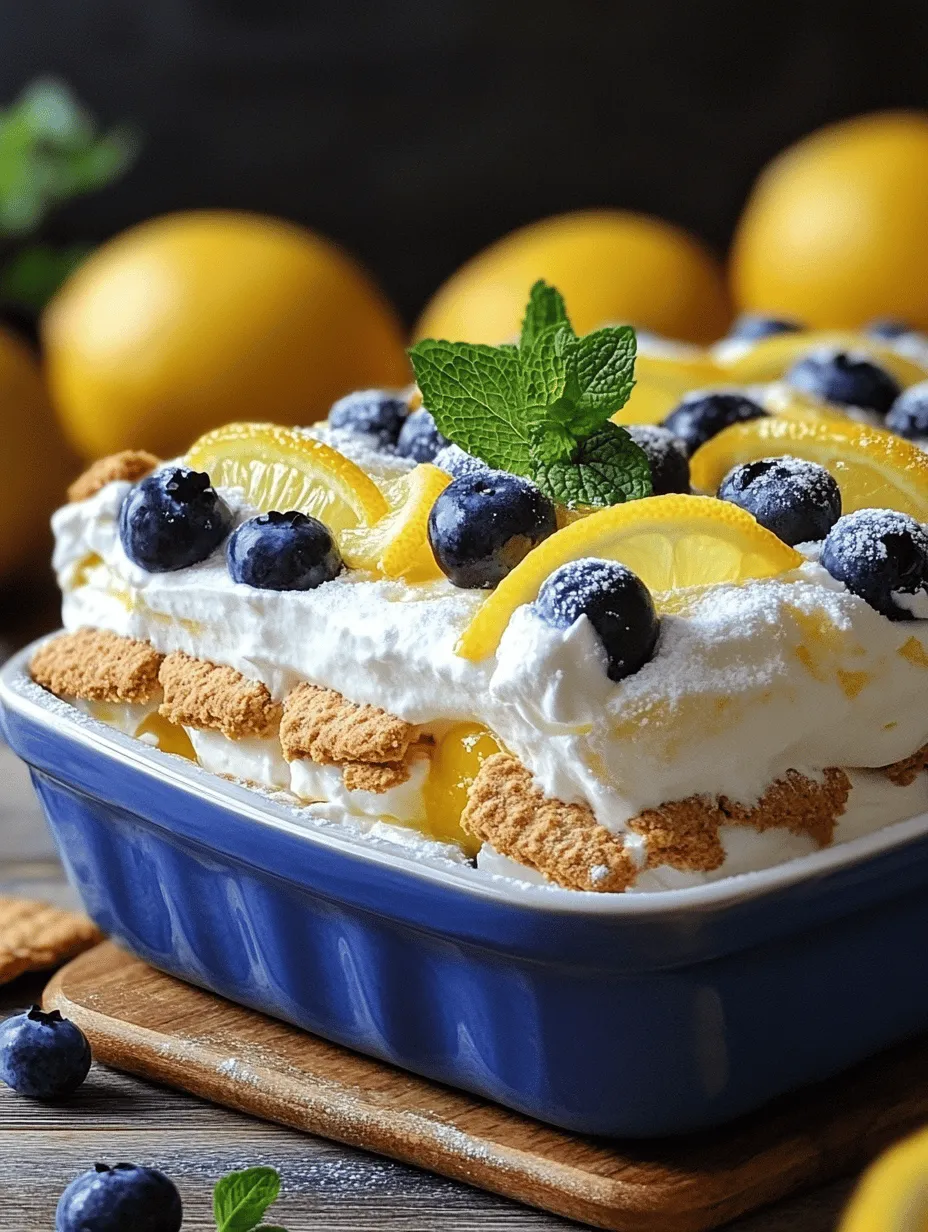 As the sun shines brighter and the temperatures rise, the craving for light and refreshing desserts becomes a staple in many households. No-bake desserts have surged in popularity during the summer months, providing the perfect solution for those looking to satisfy their sweet tooth without turning on the oven. Among these delightful treats, the Easy Blueberry Lemon Icebox Cake stands out as an exceptional choice. This dessert is not just a feast for the eyes but also a harmony of flavors that perfectly captures the essence of summer gatherings.