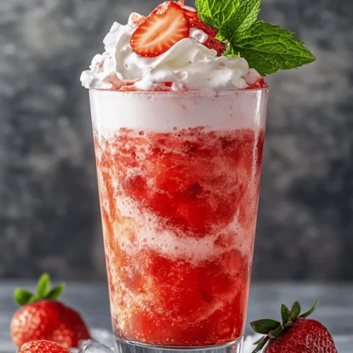 As the sun shines brighter and temperatures rise, few beverages can match the refreshing delight of a strawberry cream soda. This enchanting drink perfectly marries the sweet, juicy flavor of fresh strawberries with the bubbly effervescence of soda water, all elegantly crowned with a dollop of whipped cream. Whether you’re hosting a summer gathering, enjoying a backyard barbecue, or simply seeking a cool, invigorating refreshment on a hot day, this recipe for strawberry cream soda is the ideal solution.