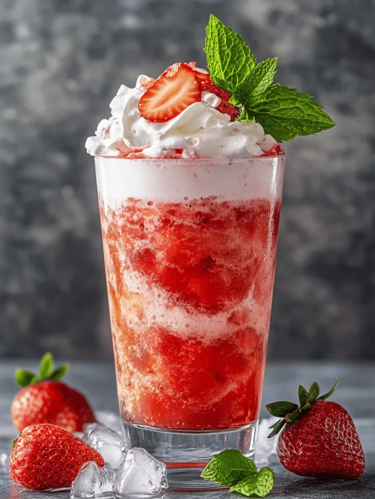 As the sun shines brighter and temperatures rise, few beverages can match the refreshing delight of a strawberry cream soda. This enchanting drink perfectly marries the sweet, juicy flavor of fresh strawberries with the bubbly effervescence of soda water, all elegantly crowned with a dollop of whipped cream. Whether you’re hosting a summer gathering, enjoying a backyard barbecue, or simply seeking a cool, invigorating refreshment on a hot day, this recipe for strawberry cream soda is the ideal solution.