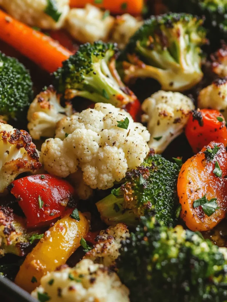 In the realm of healthy eating, vibrant vegetables are not just a dietary choice; they are a celebration of color, flavor, and nutrition. A well-prepared dish featuring a medley of fresh vegetables can transform any meal into a feast for the senses. Among the many ways to enjoy vegetables, the Herb Roasted Garlic Veggies recipe stands out for its simplicity and robust flavors. This dish brings together an array of nutrient-packed vegetables, all enhanced by the rich, aromatic undertones of roasted garlic.