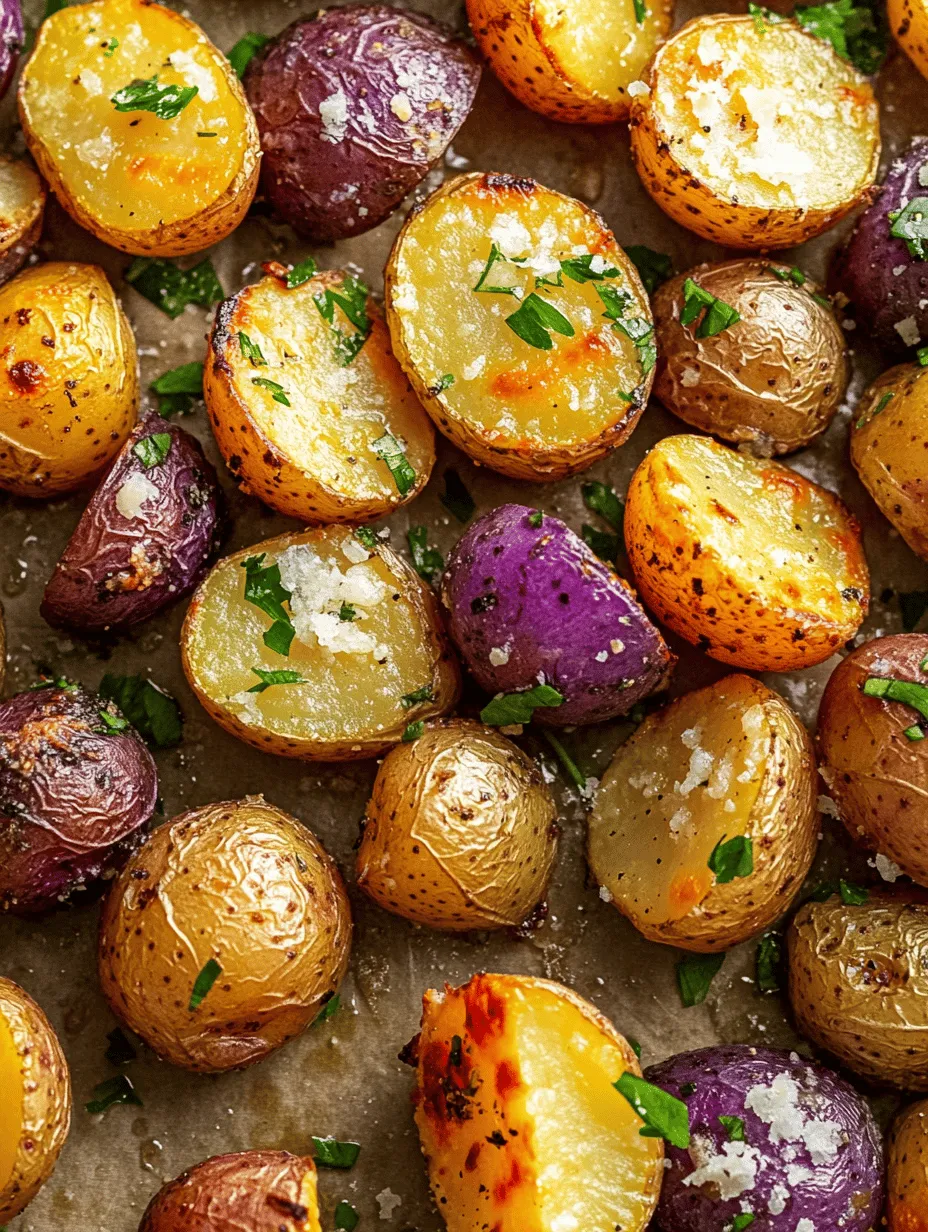 Garlic Parmesan Mini Roasted Potatoes are a culinary delight that transforms humble ingredients into a mouthwatering side dish. The appeal of these tiny, golden-brown potatoes lies not only in their crispy exterior but also in the rich, savory flavors that come from the perfect pairing of garlic and Parmesan cheese. Whether you're serving them alongside a juicy steak, a fresh salad, or roasted chicken, these mini potatoes are versatile enough to complement any meal, making them a beloved choice for family dinners, holiday gatherings, or casual weeknight meals.