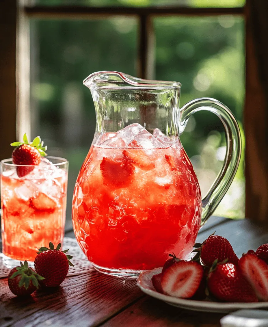 If you’ve ever found yourself in search of a delightful and visually striking beverage, look no further than the Strawberry Dirty Sprite. This drink is not just a refreshment; it’s an experience that combines vibrant colors, refreshing flavors, and a playful twist that is sure to please any palate. The Strawberry Dirty Sprite has gained significant popularity, particularly among those who appreciate a unique take on classic beverages. Its blend of sweetness and fizz, coupled with the beautiful hues of strawberry, makes it a favorite for social gatherings and personal indulgence alike.