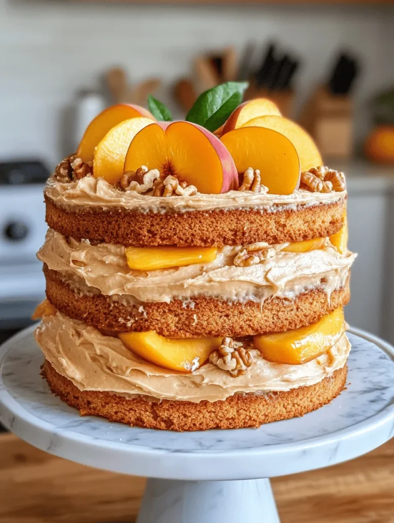 As the sun shines brightly and the temperatures rise, summer brings an abundance of fresh, juicy peaches that beckon us to create delightful desserts. Among the most beloved summer treats is the peach cake, a dessert that beautifully showcases the natural sweetness and flavor of this seasonal fruit. Imagine a moist, tender cake bursting with fresh peach chunks, all crowned with a rich and luscious brown sugar frosting. This Peach Cake with Brown Sugar Frosting is not just any cake; it’s a celebration of summer’s bounty, perfect for picnics, barbecues, or simply as a sweet ending to a summer meal.