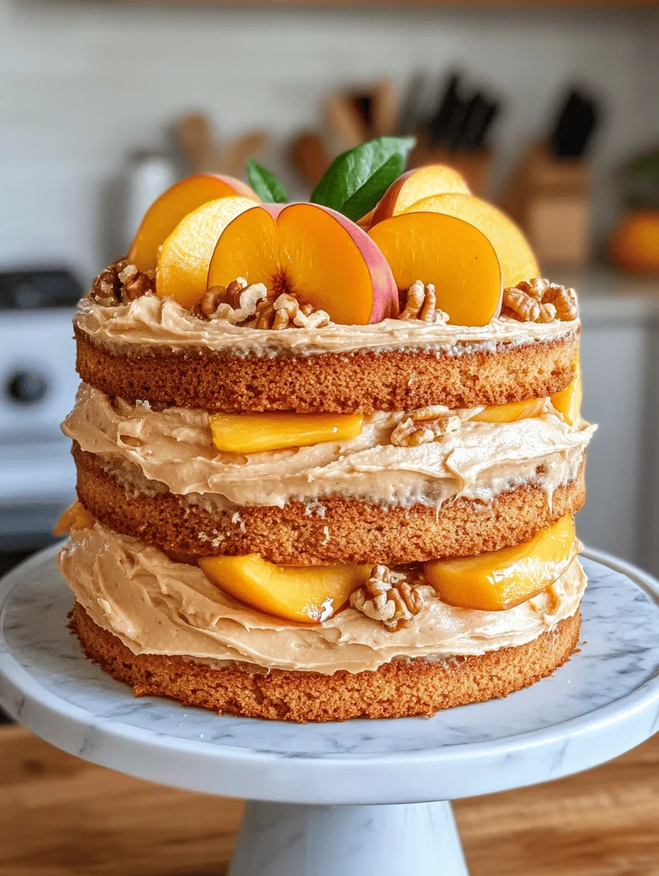 As the sun shines brightly and the temperatures rise, summer brings an abundance of fresh, juicy peaches that beckon us to create delightful desserts. Among the most beloved summer treats is the peach cake, a dessert that beautifully showcases the natural sweetness and flavor of this seasonal fruit. Imagine a moist, tender cake bursting with fresh peach chunks, all crowned with a rich and luscious brown sugar frosting. This Peach Cake with Brown Sugar Frosting is not just any cake; it’s a celebration of summer’s bounty, perfect for picnics, barbecues, or simply as a sweet ending to a summer meal.
