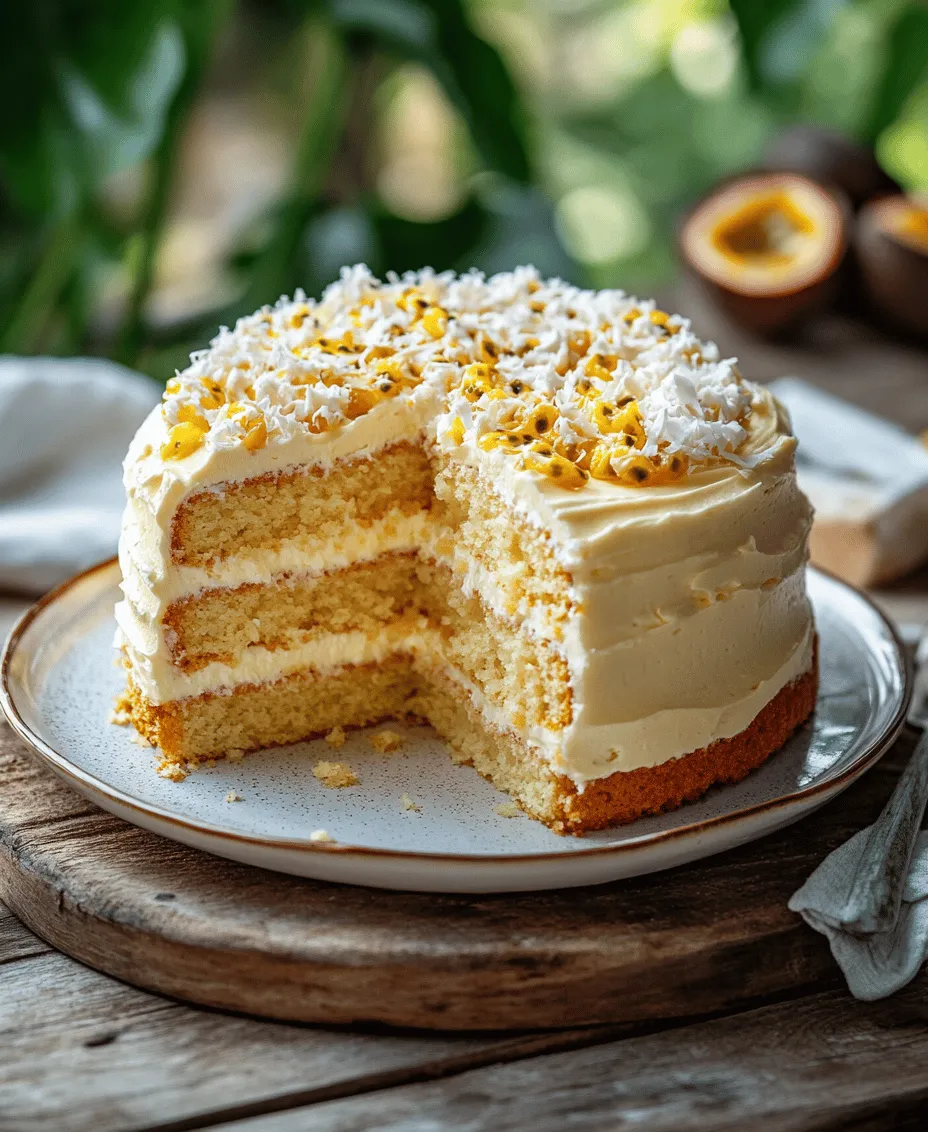 There’s something undeniably enchanting about desserts that harmoniously blend tropical flavors with rich sweetness. Among the myriad of choices, the Passionfruit Cake with White Chocolate Buttercream stands out as an exquisite choice for any occasion, be it a grand celebration or a casual gathering. This cake is not just a feast for the palate; it’s also a feast for the eyes, boasting a vibrant golden hue that hints at the exotic flavor waiting within.
