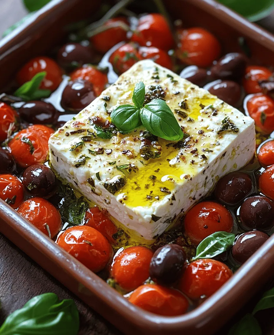 If you’re searching for a flavorful appetizer or side dish that embodies the sun-kissed flavors of the Mediterranean, look no further than Baked Feta Cheese Bliss with Tomatoes & Olives. This delectable dish brings together the creamy, tangy goodness of feta cheese with the sweetness of ripe tomatoes and the briny depth of Kalamata olives. It’s a harmonious blend of tastes that not only tantalizes the palate but also showcases the vibrant ingredients that define Mediterranean cuisine.