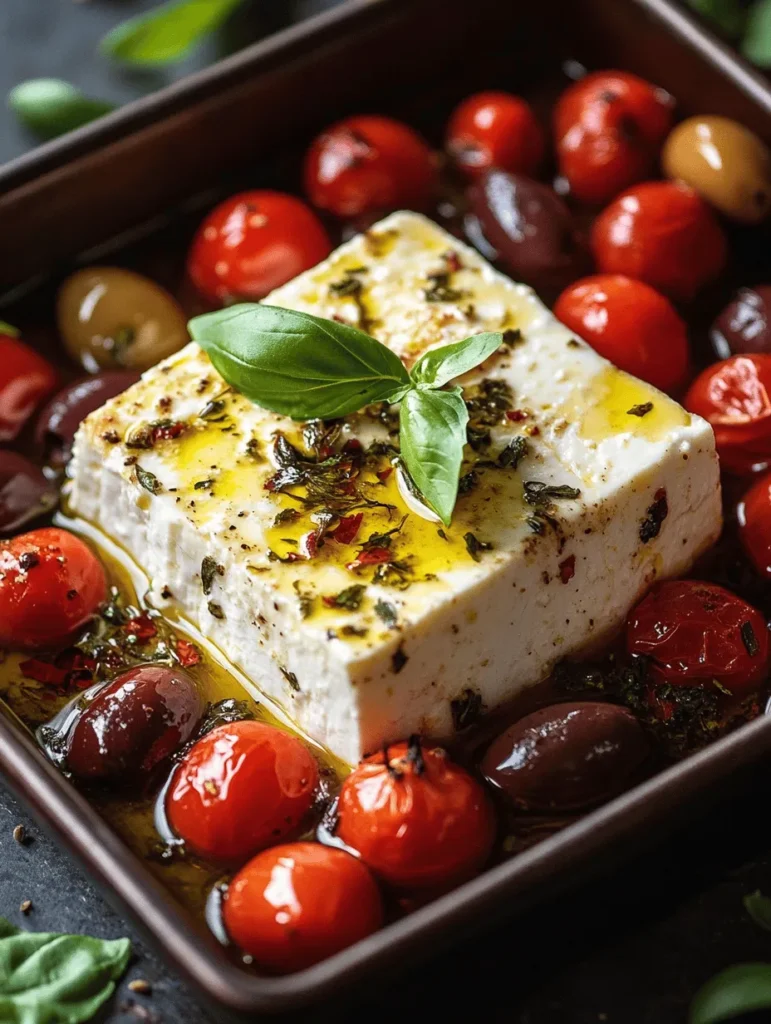 If you’re searching for a flavorful appetizer or side dish that embodies the sun-kissed flavors of the Mediterranean, look no further than Baked Feta Cheese Bliss with Tomatoes & Olives. This delectable dish brings together the creamy, tangy goodness of feta cheese with the sweetness of ripe tomatoes and the briny depth of Kalamata olives. It’s a harmonious blend of tastes that not only tantalizes the palate but also showcases the vibrant ingredients that define Mediterranean cuisine.