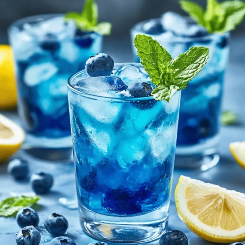 When the sun shines bright and the temperatures soar, nothing quite satisfies like a tall glass of lemonade. This timeless beverage has been a staple of summer refreshment for generations, offering a perfect balance of tartness and sweetness that quenches thirst and lifts spirits. Over the years, lemonade has evolved beyond its classic roots, with countless variations popping up to cater to differing palates and preferences. One such delightful variation is the Blue Raspberry Lemonade Delight, a vibrant and eye-catching twist on the traditional favorite.